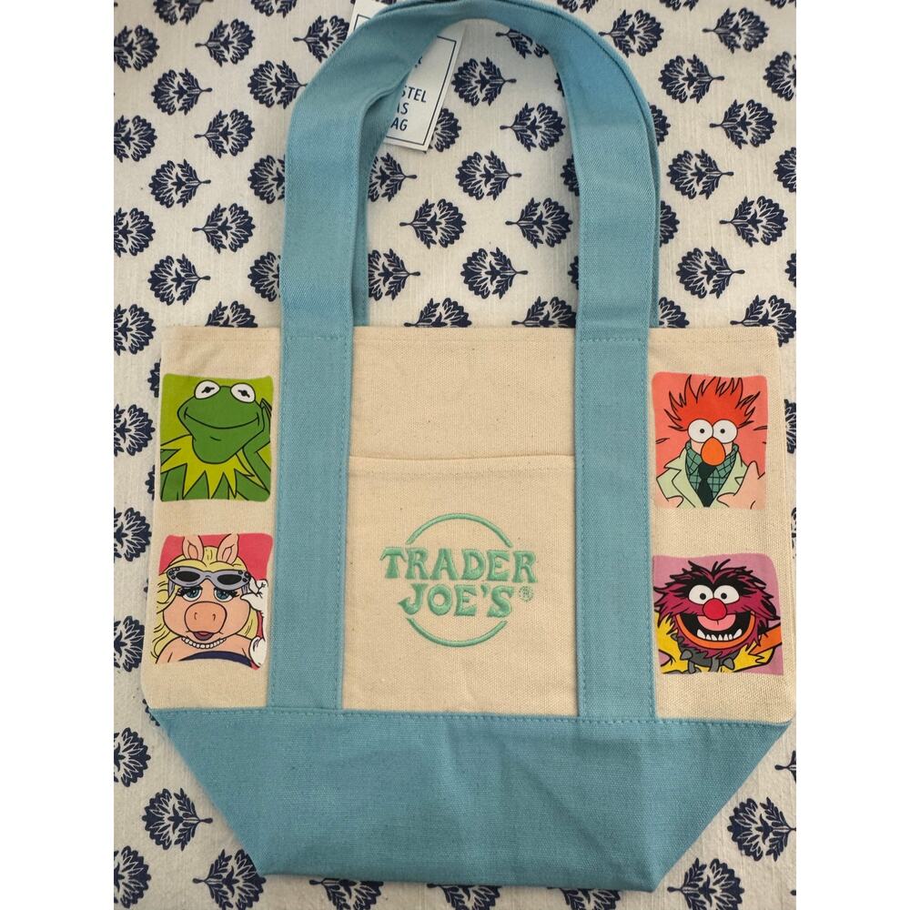 Disney Muppets Double Sided Custom Made Trader Joes Mini Tote